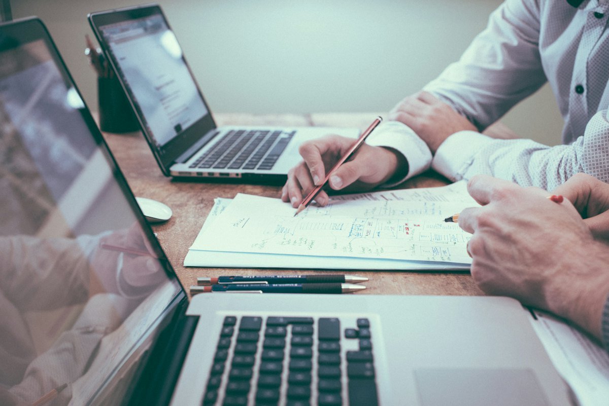 Financial documents and analysis on a desk